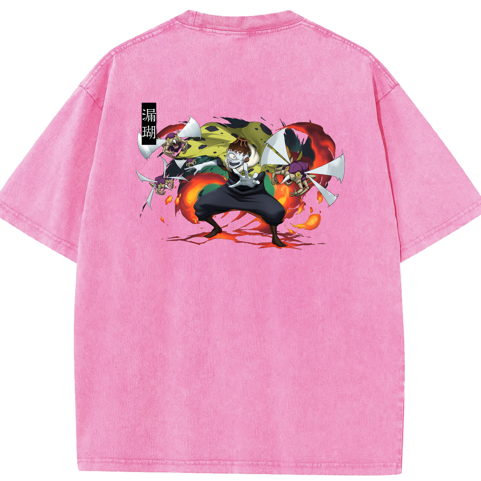 （画像用） 呪術廻戦 Jujutsu Kaisen 綿100% ヴィンテージ風 半袖Tシャツ（背面プリント）